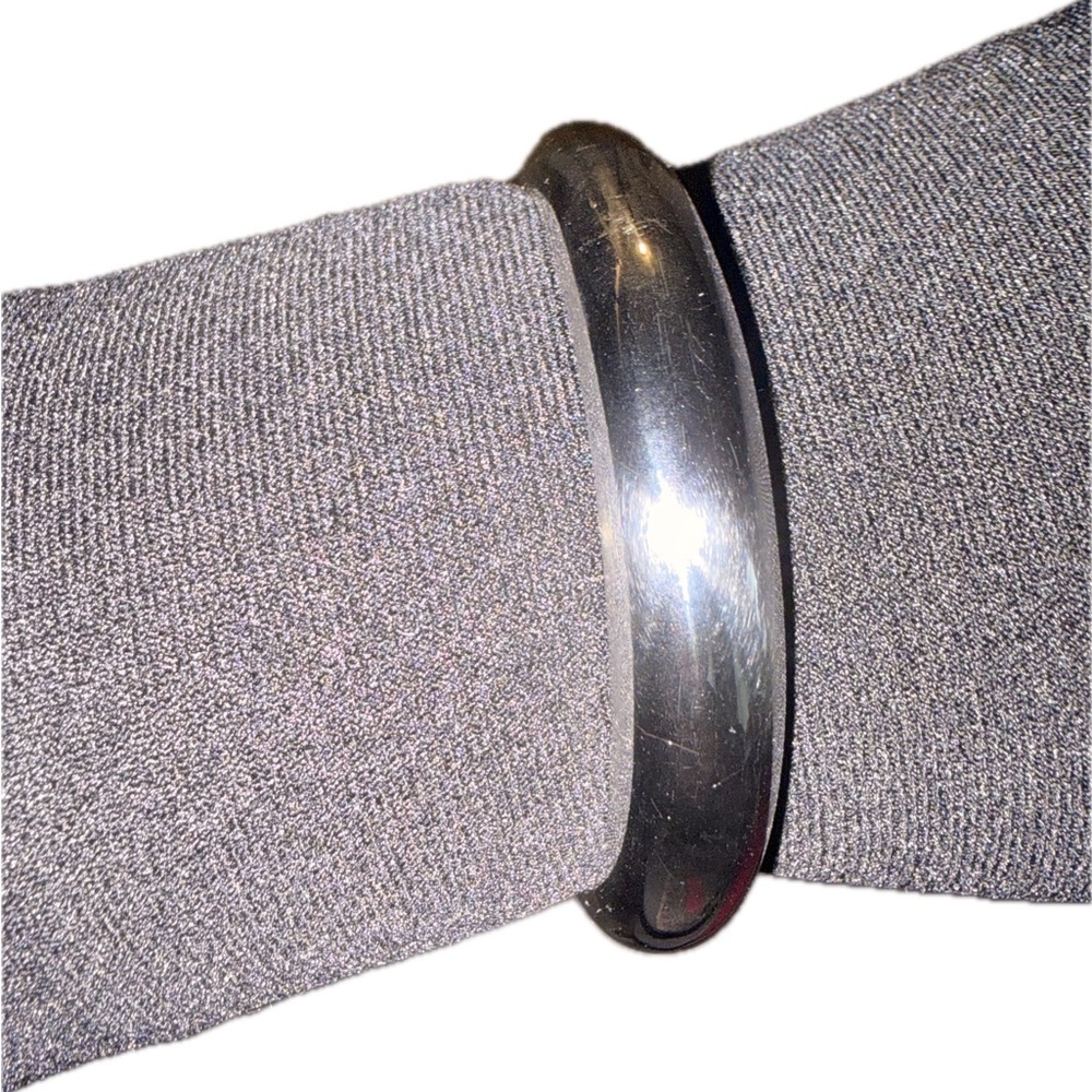 925 Sterling Silver Bangle Bracelet Made in Turkey 8” Polished Minimalist